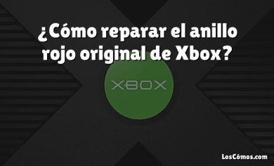 ¿Cómo reparar el anillo rojo original de Xbox?