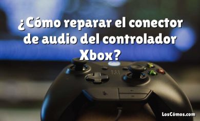 ¿Cómo reparar el conector de audio del controlador Xbox?