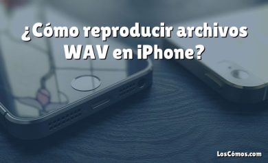 ¿Cómo reproducir archivos WAV en iPhone?
