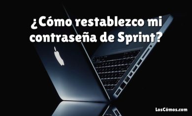 ¿Cómo restablezco mi contraseña de Sprint?