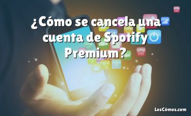 ¿Cómo se cancela una cuenta de Spotify Premium?