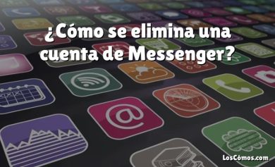 ¿Cómo se elimina una cuenta de Messenger?