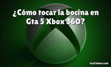 ¿Cómo tocar la bocina en Gta 5 Xbox 360?