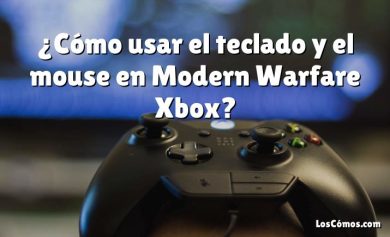 ¿Cómo usar el teclado y el mouse en Modern Warfare Xbox?