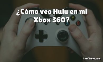 ¿Cómo veo Hulu en mi Xbox 360?