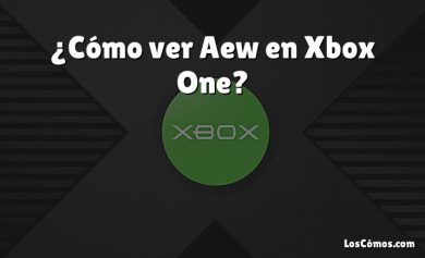 ¿Cómo ver Aew en Xbox One?
