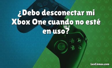 ¿Debo desconectar mi Xbox One cuando no esté en uso?