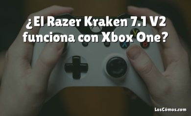 ¿El Razer Kraken 7.1 V2 funciona con Xbox One?