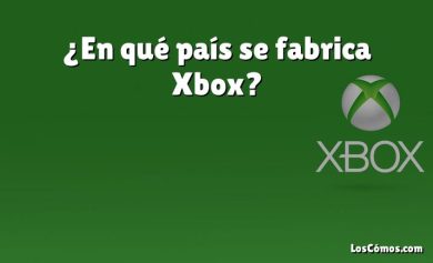 ¿En qué país se fabrica Xbox?