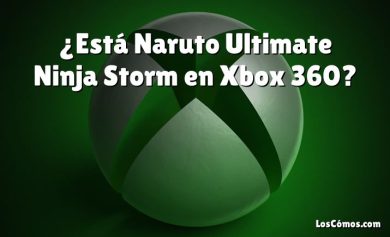 ¿Está Naruto Ultimate Ninja Storm en Xbox 360?