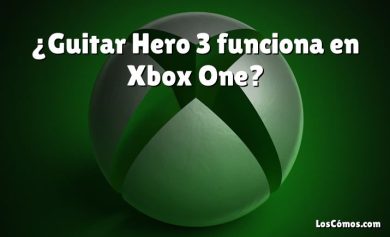 ¿Guitar Hero 3 funciona en Xbox One?