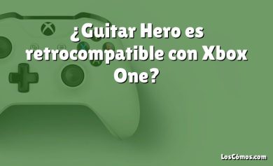 ¿Guitar Hero es retrocompatible con Xbox One?