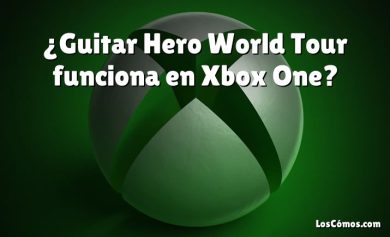 ¿Guitar Hero World Tour funciona en Xbox One?