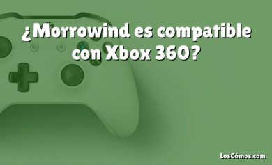 ¿Morrowind es compatible con Xbox 360?