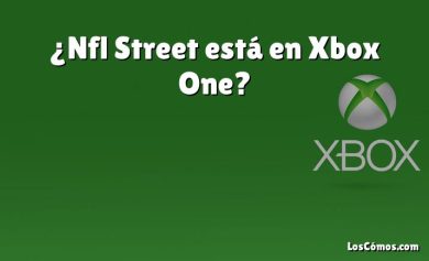 ¿Nfl Street está en Xbox One?
