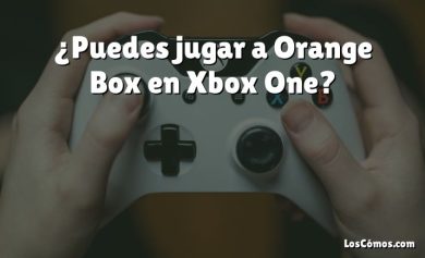 ¿Puedes jugar a Orange Box en Xbox One?