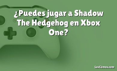 ¿Puedes jugar a Shadow The Hedgehog en Xbox One?