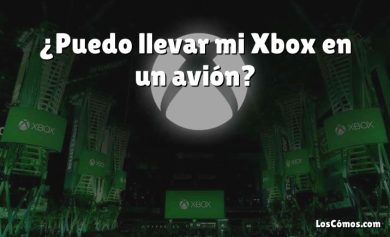 ¿Puedo llevar mi Xbox en un avión?