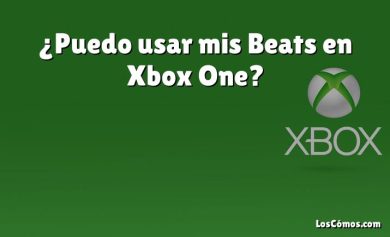¿Puedo usar mis Beats en Xbox One?