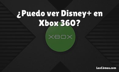 ¿Puedo ver Disney+ en Xbox 360?