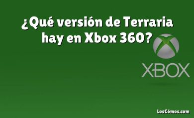 ¿Qué versión de Terraria hay en Xbox 360?