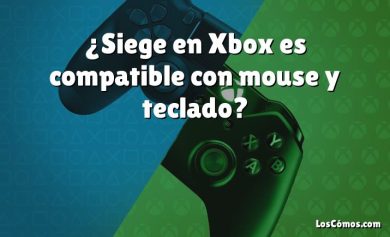 ¿Siege en Xbox es compatible con mouse y teclado?