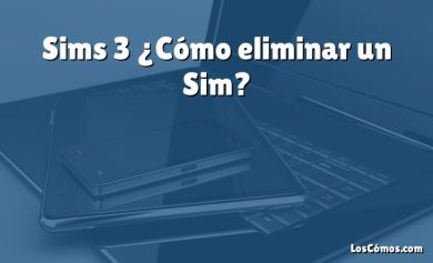 Sims 3 ¿Cómo eliminar un Sim?