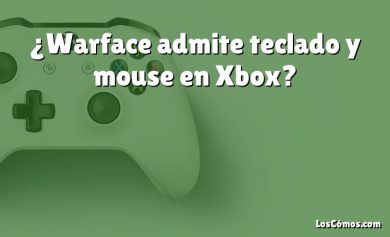 ¿Warface admite teclado y mouse en Xbox?