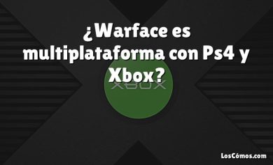 ¿Warface es multiplataforma con Ps4 y Xbox?