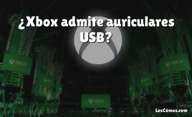 ¿Xbox admite auriculares USB?